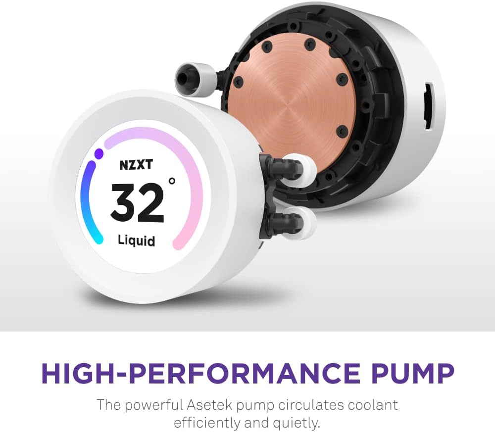 Amazon | NZXT KRAKEN Elite RGB 360 White 簡易水冷CPUクーラー RL